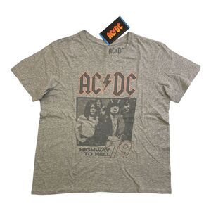 Licensed Women's Classic Rock Band Short Sleeve T-Shirt - AC/DC